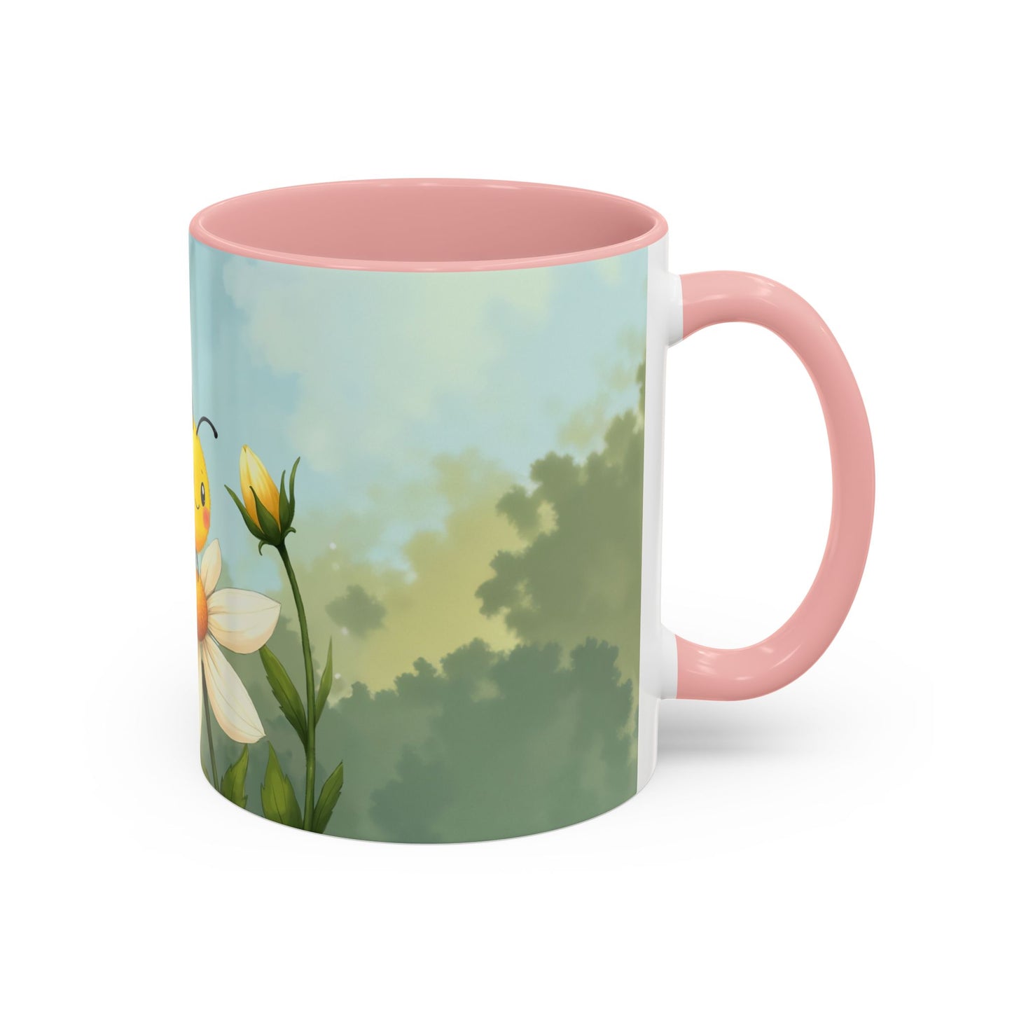 Garden Honey Bee-Themed Coffee Mug - 11 & 15oz Accent Mug for Fairy Lovers