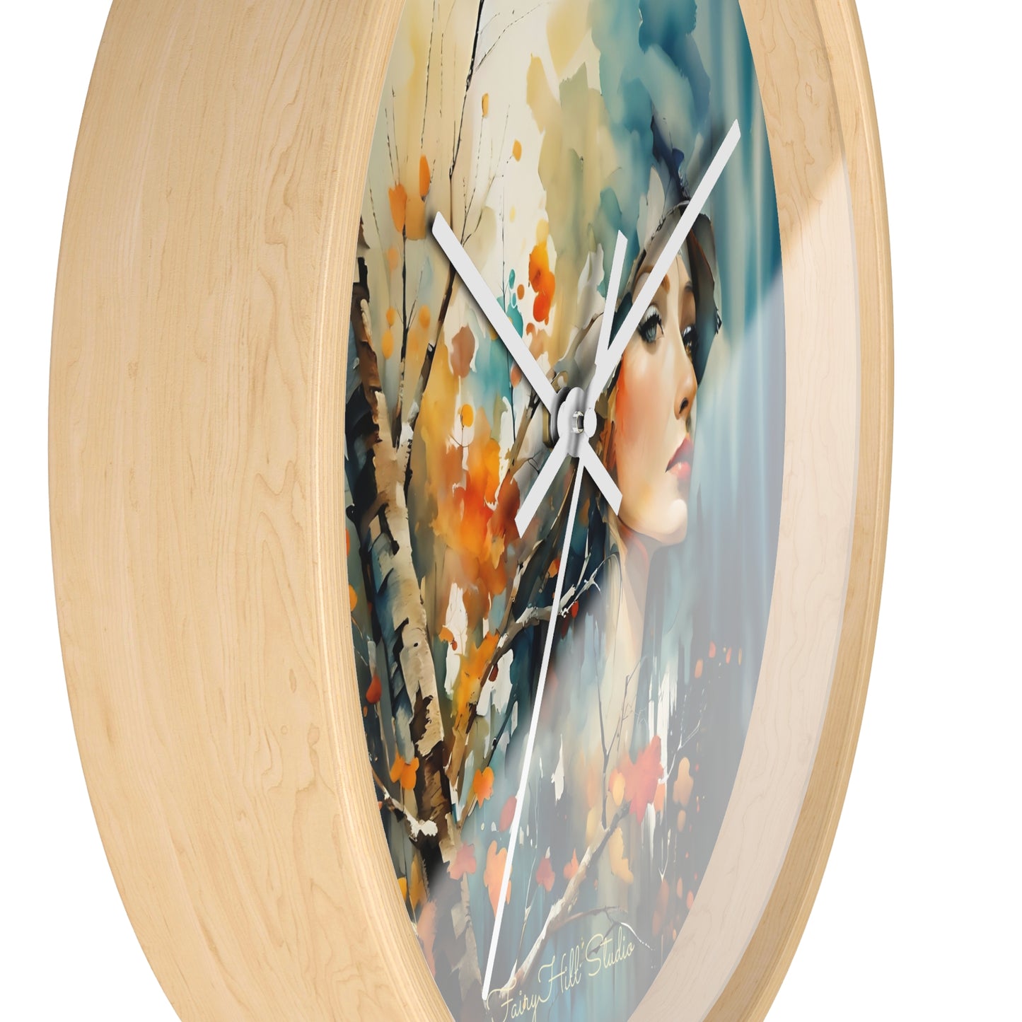 Artistic Woman Wall Clock | Home Decor | Unique Gift | Modern Clock | Wall Art | Feminine Design | Statement Piece