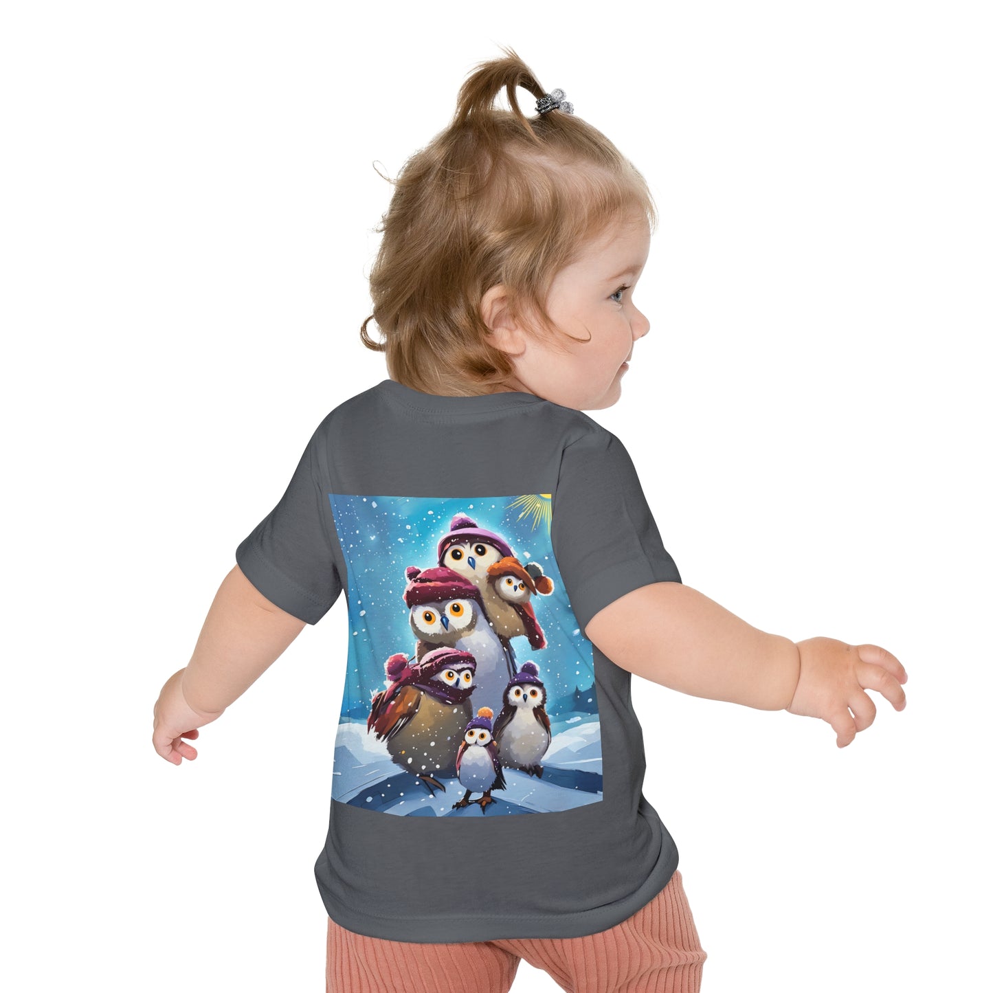 Winter Owls and Penguins Baby T-Shirt