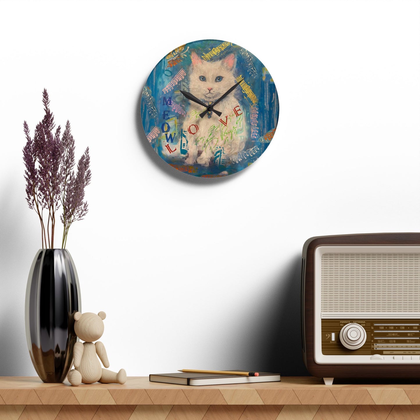 Cat Wall Clock