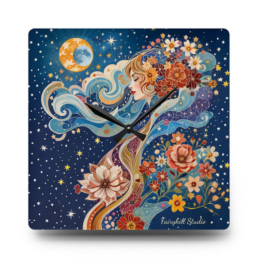 Celestial   Mindfulness   Acrylic Wall Clock