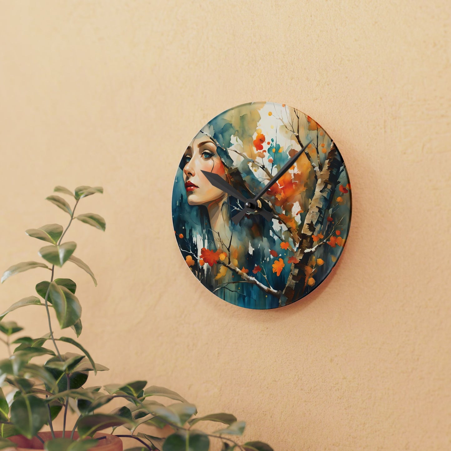 Fall Dreams Wall Clock