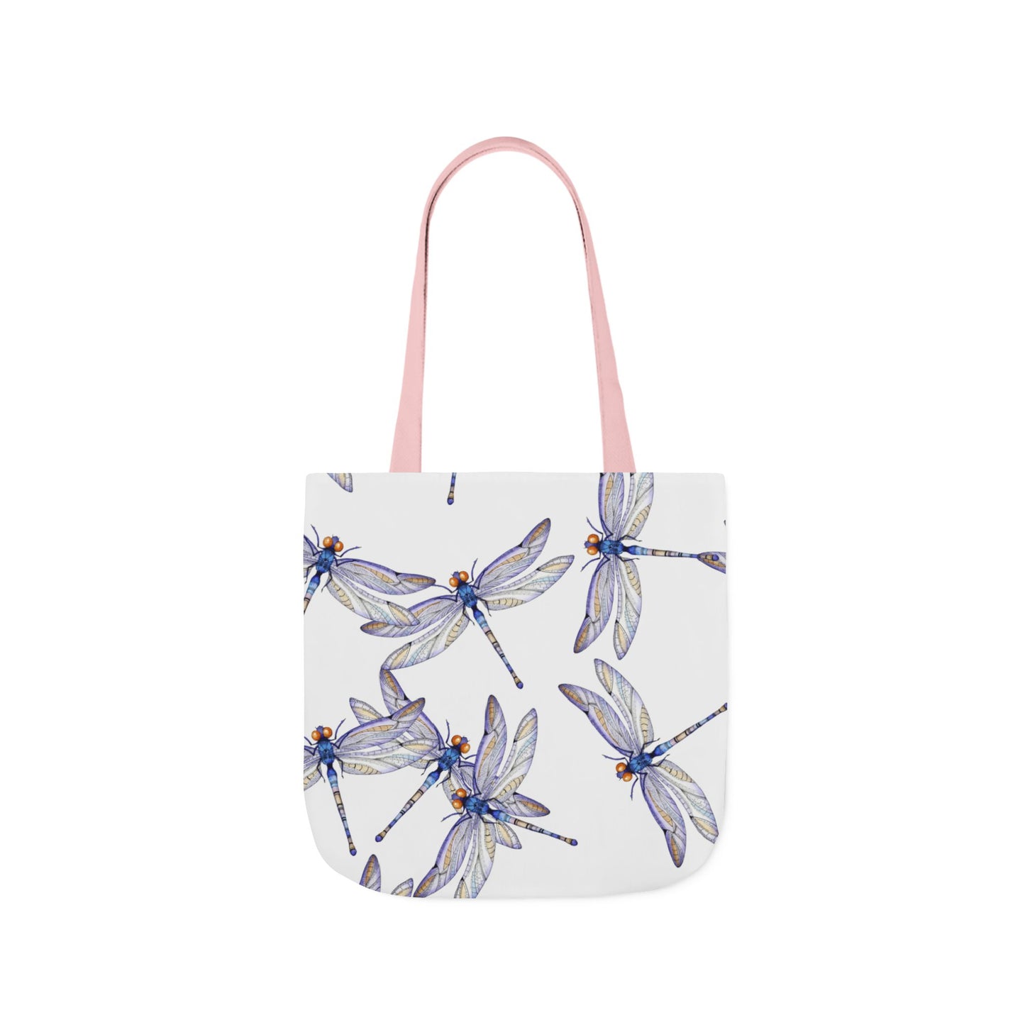 Colorful Dragonfly Inspired Canvas Tote Bag - Perfect for Beach Days, Eco-Friendly Shopping, and Summer Fun!
