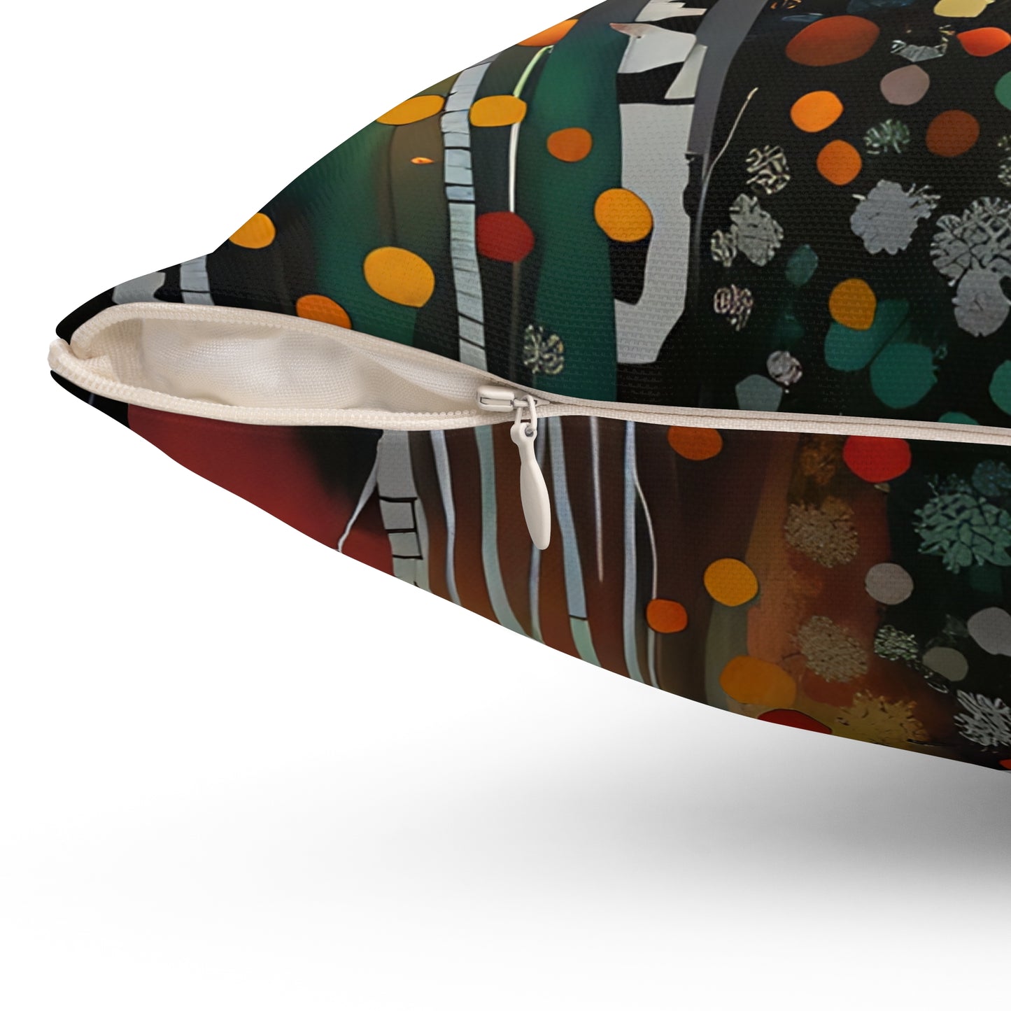 Spun Polyester Square buttefly Pillow