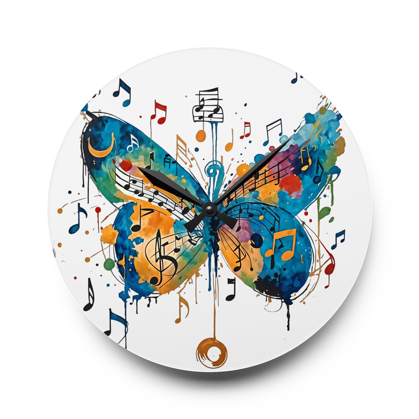 Butterfly Acrylic Wall Clock