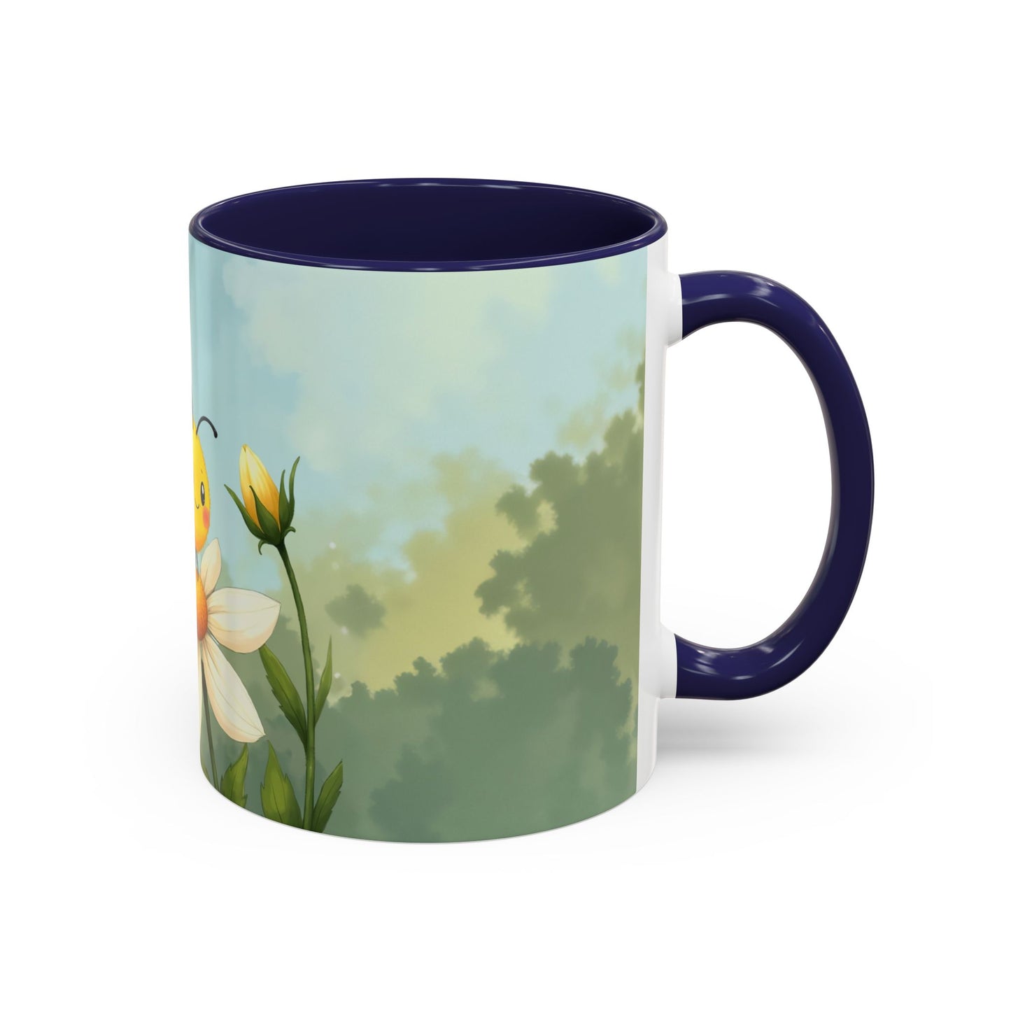 Garden Honey Bee-Themed Coffee Mug - 11 & 15oz Accent Mug for Fairy Lovers