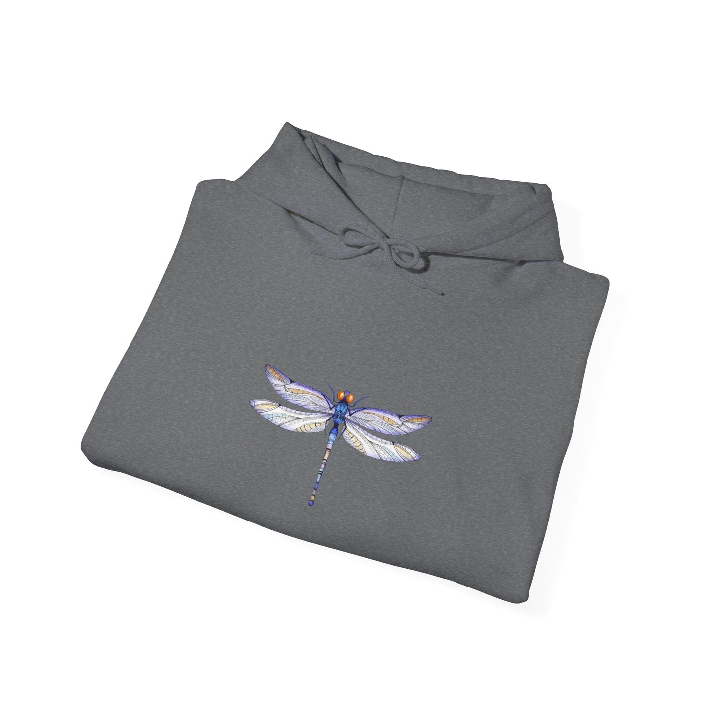 Dragonfly Art Hoodie, Cozy Unisex Sweatshirt, Nature Lover Gift, Botanical Apparel, Spring Fashion, Relaxed Style