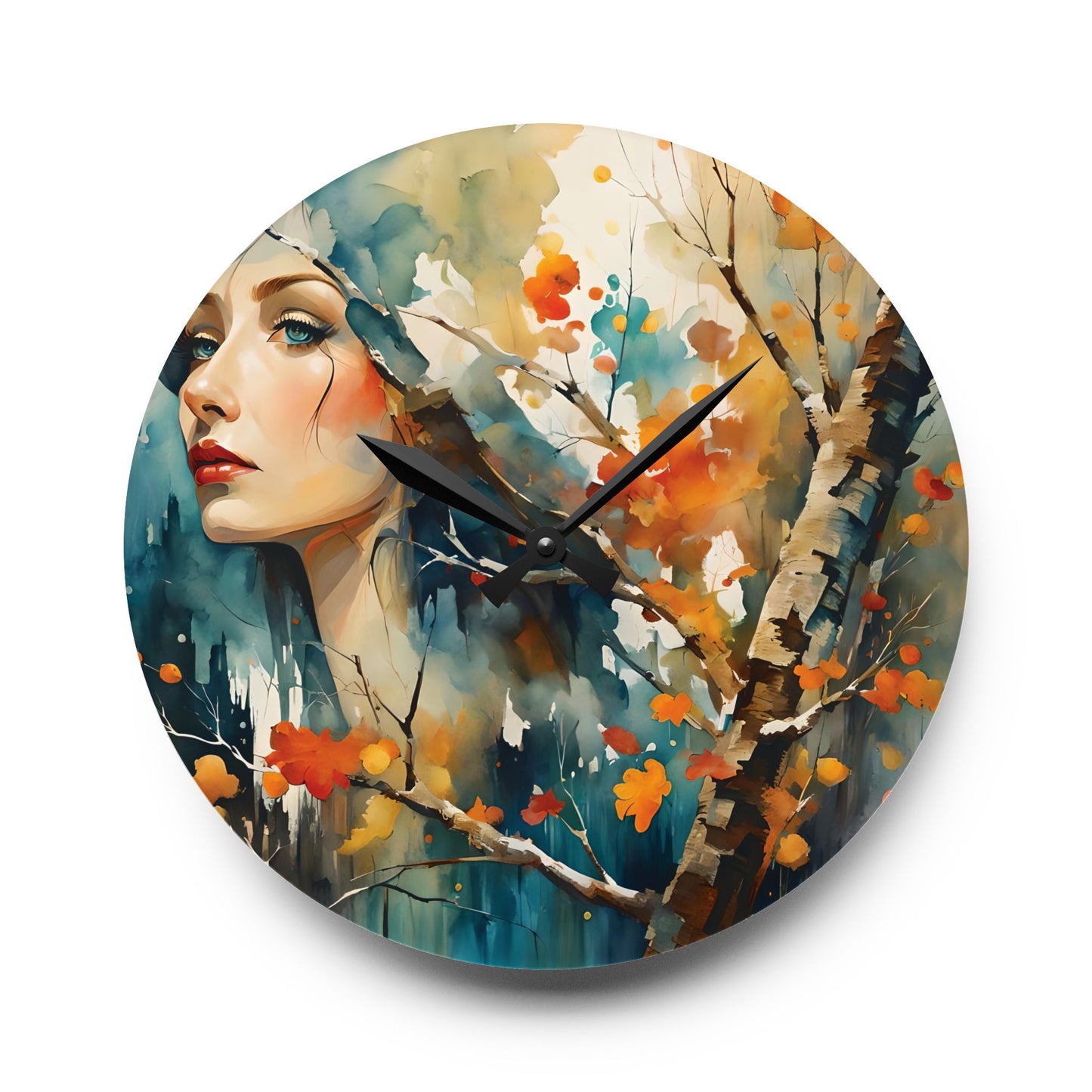 Fall Dreams Wall Clock