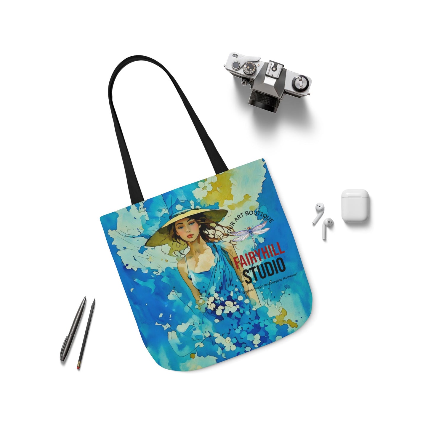 Colorful Summer vibes- Canvas Tote Bag - Perfect for Beach Days, Eco-Friendly Shopping, and Summer Fun!