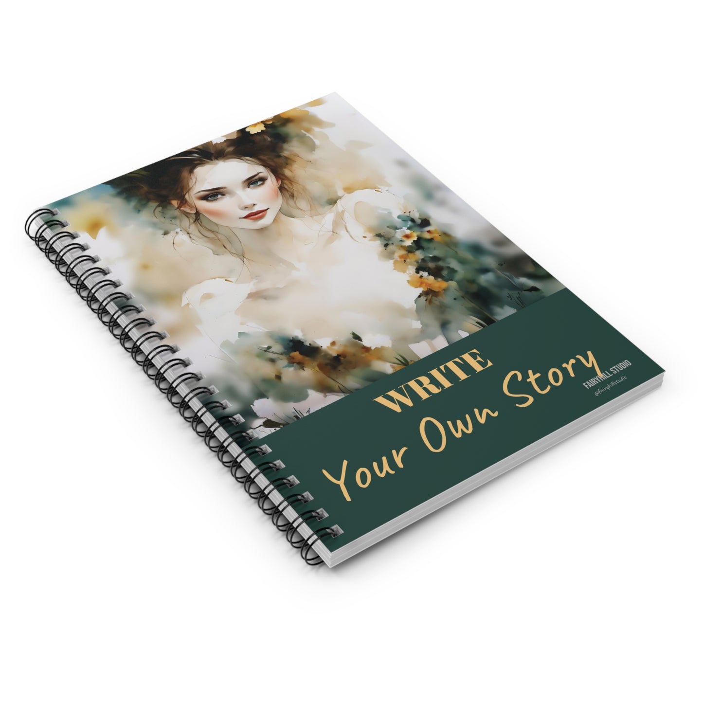 Notebook - Ruled Line Write your Story Spiral Notebook