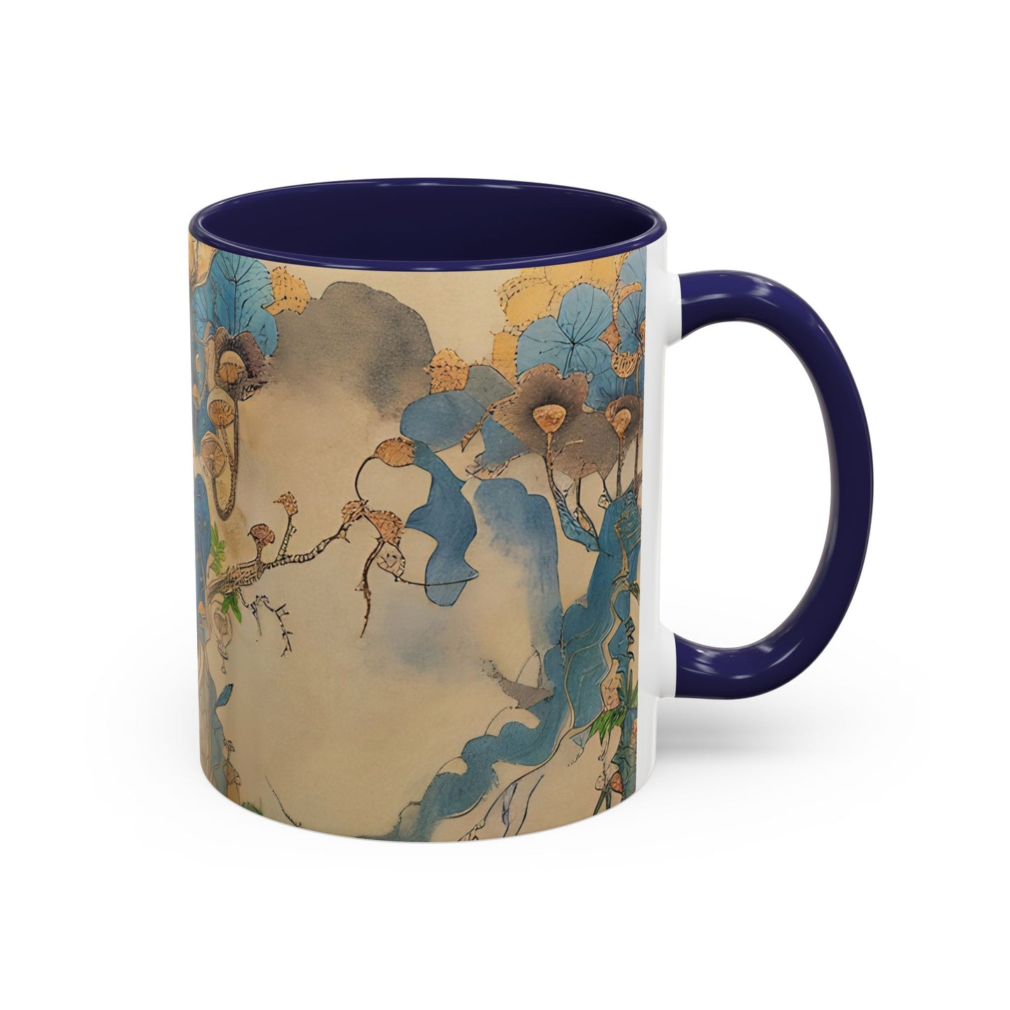 Mushroom Fairy Art-Themed Coffee Mug - 11 & 15oz Accent Mug for Fairy Lovers