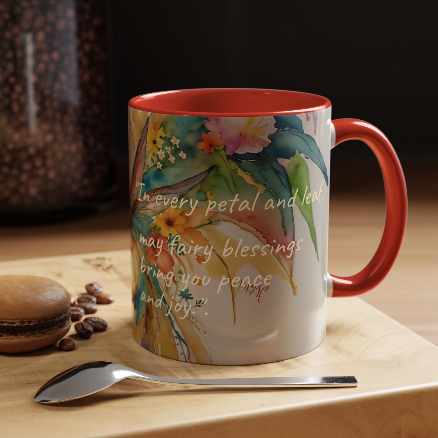 Garden fairy-Themed Coffee Mug - 11 & 15oz Accent Mug for Fairy Lovers