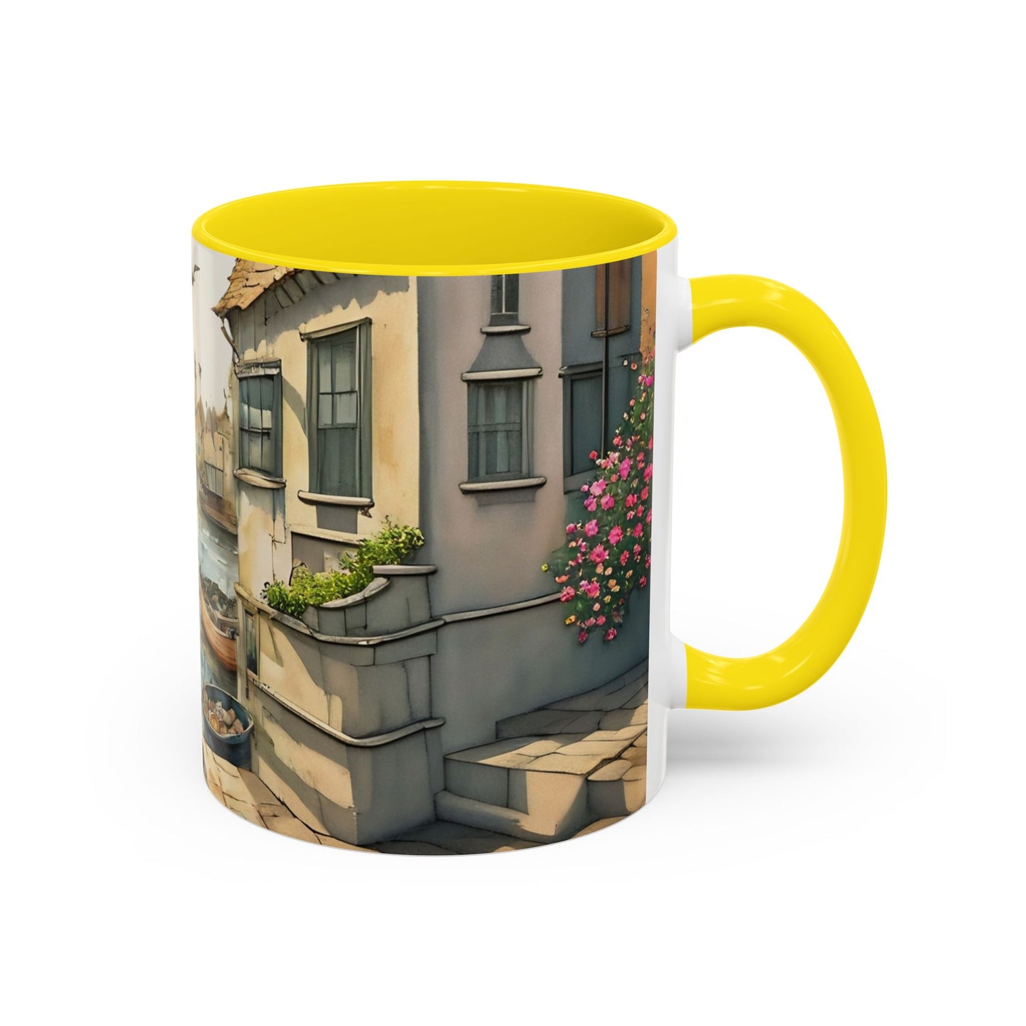 Harbour cats Art-Themed Coffee Mug - 11 & 15oz Accent Mug for Cat Lovers