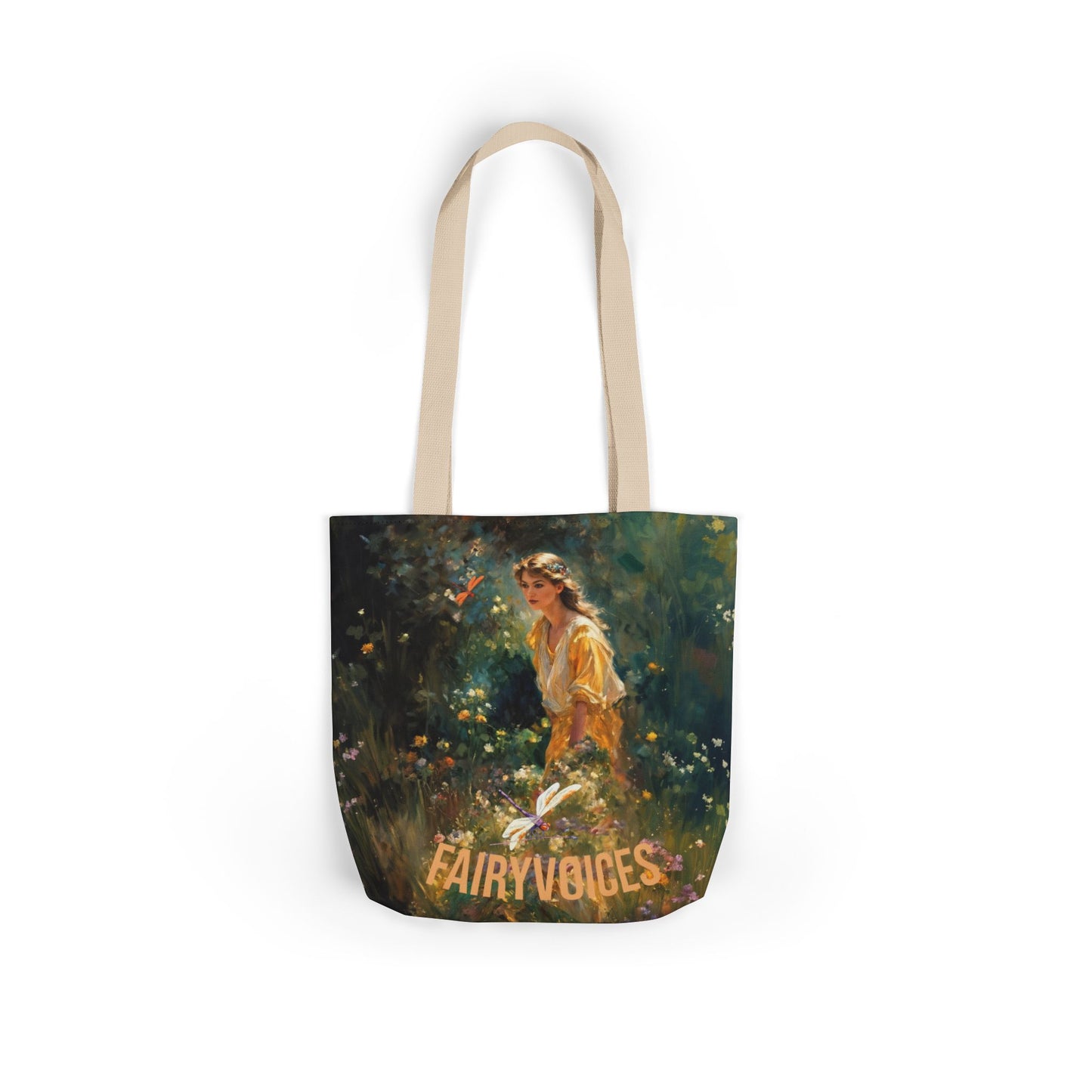 FAIRY VOICES - Canvas Tote Bag - Perfect for Beach Days, Eco-Friendly Shopping, and Summer Fun!