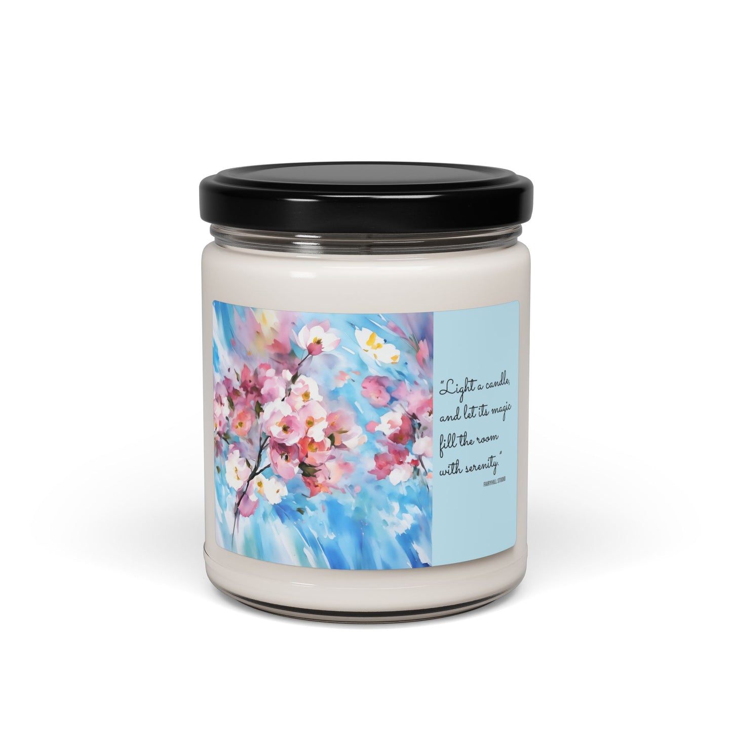 Floral Aromatic Soy Candle - 9oz | Hand-poured Scented Candle for Relaxation & Home Decor