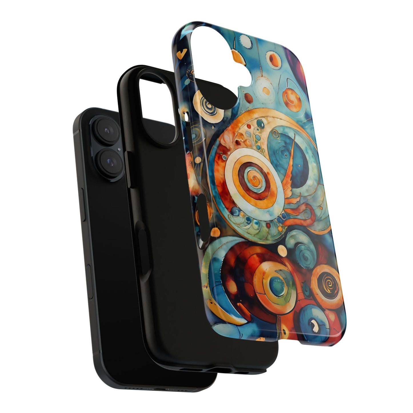 Phone Cases - Beautiful Abstract Circular Art Design
