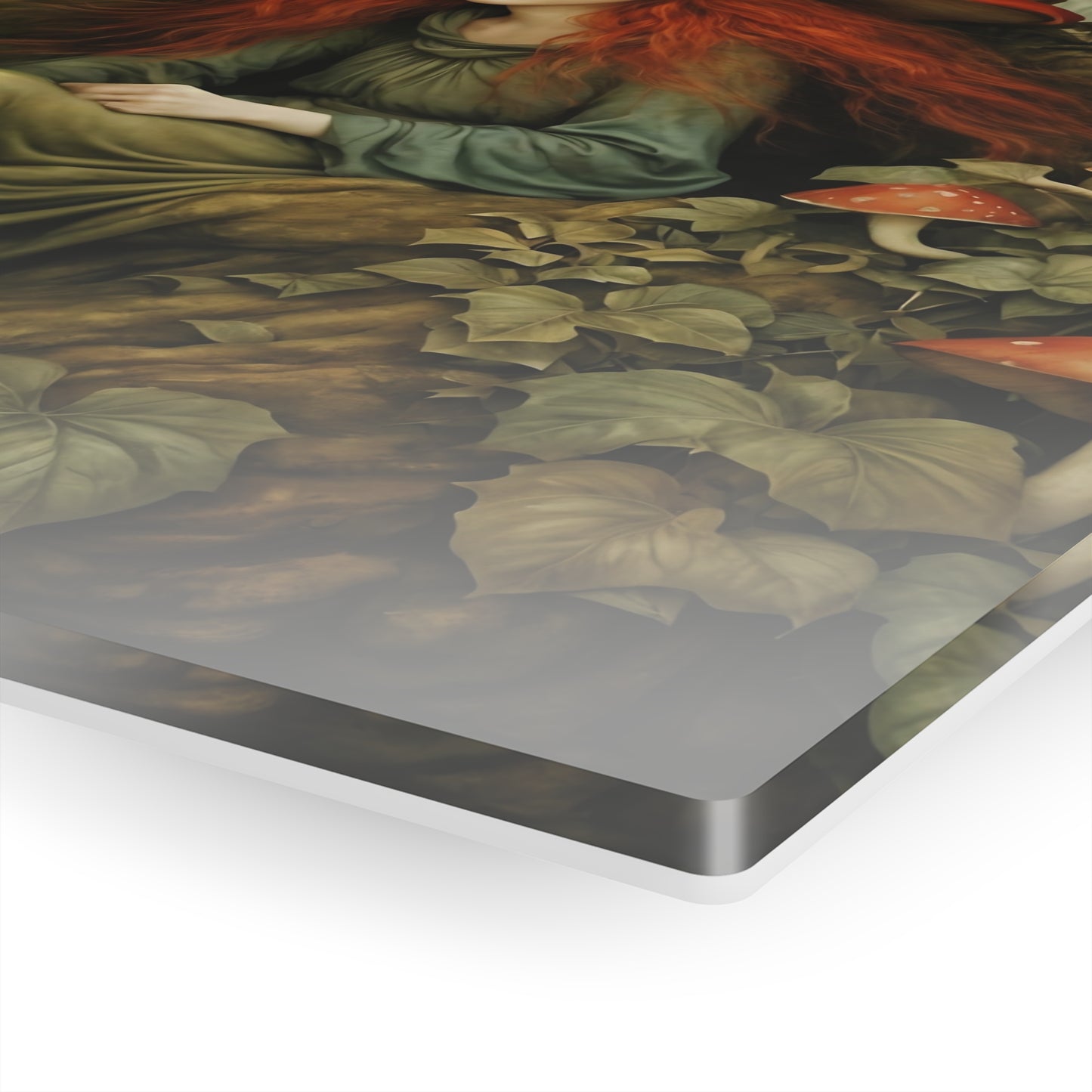 FairyHill Studio Red Mushroom Fairy Inspirational Art Acrylic Print -