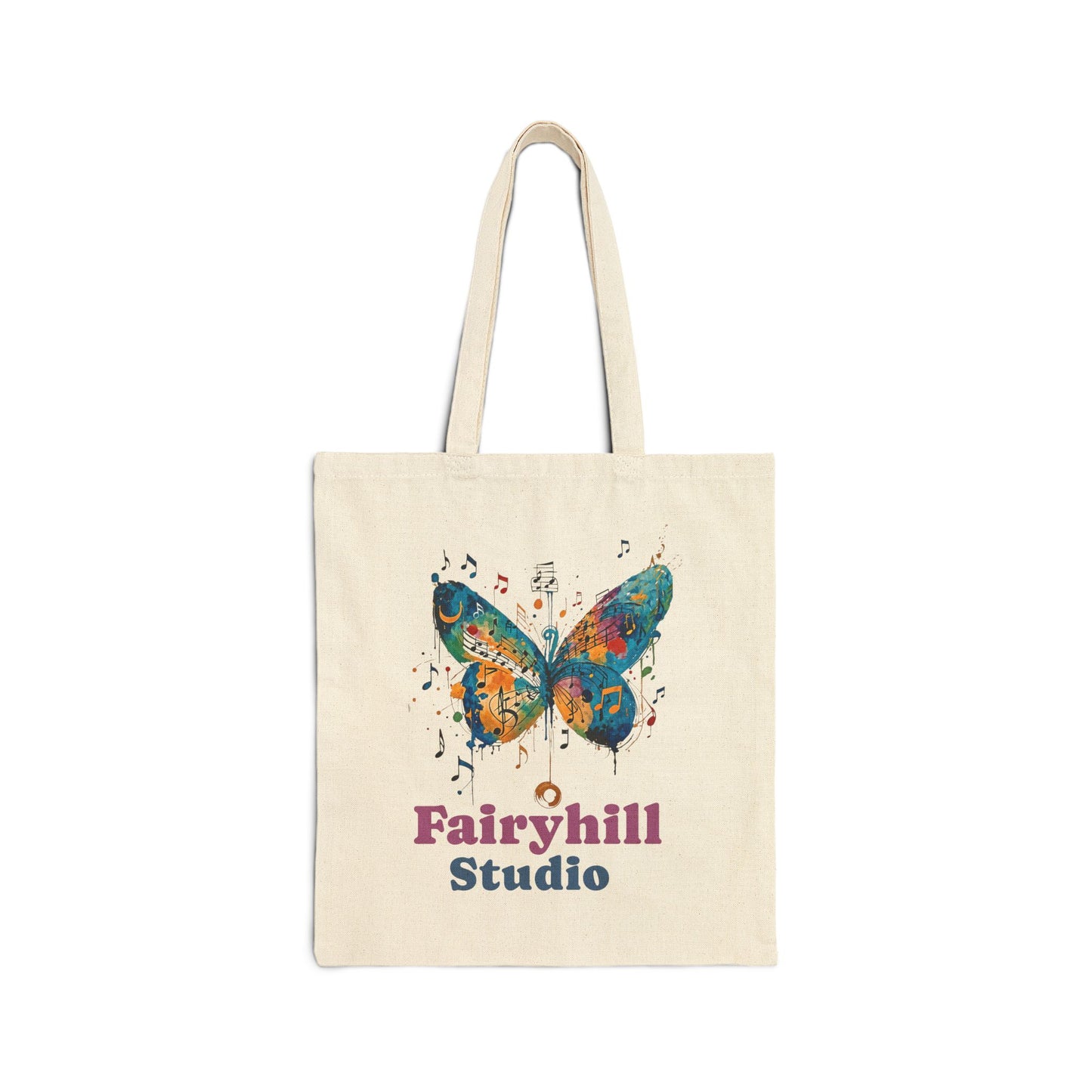 Colorful Butterfly Tote Bag, Eco-Friendly Canvas Bag, Reusable Shopping Bag, Artsy Gift for Nature Lovers, Stylish Handbag