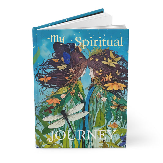 Hardcover Journal Matte - Rumi Spiritual Quote Journal Art by Fairyhill Studio