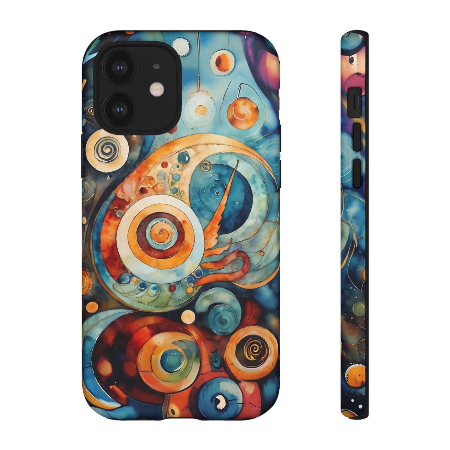 Phone Cases - Beautiful Abstract Circular Art Design