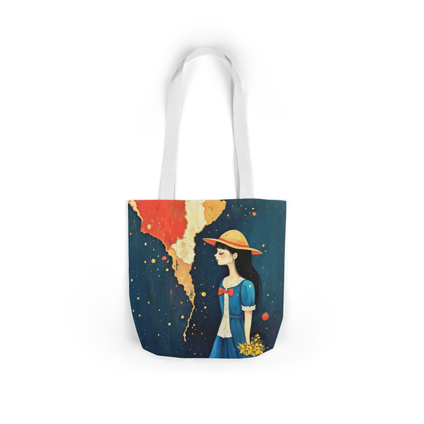 Colorful  travel -Inspired Canvas Tote Bag - Perfect for Beach Days, Eco-Friendly Shopping, and Summer Fun!