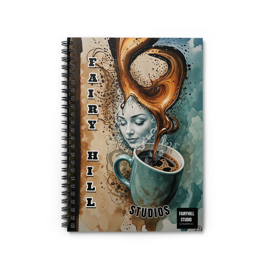 Spiral Coffee Notebook - Ruled Line coffee Journal