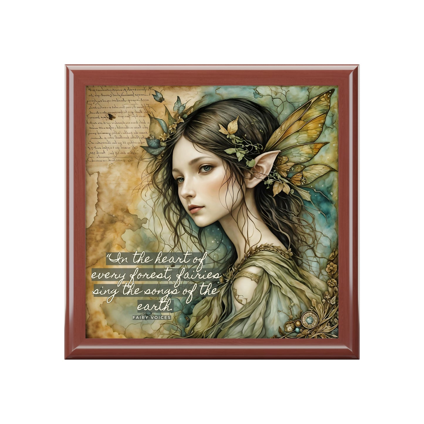 Memories Jewelry Box - Elegant Decor for Special Occasions by Fairyhill Studio