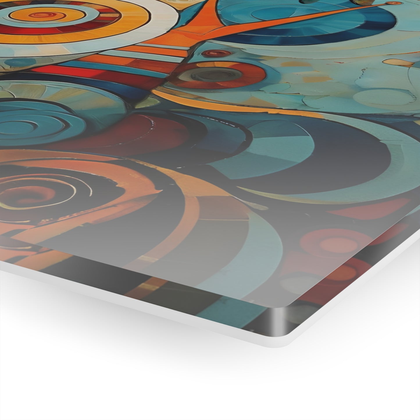 Acrylic Print - Abstract Colorful circle Snail/ Dragonfly for Art Lovers