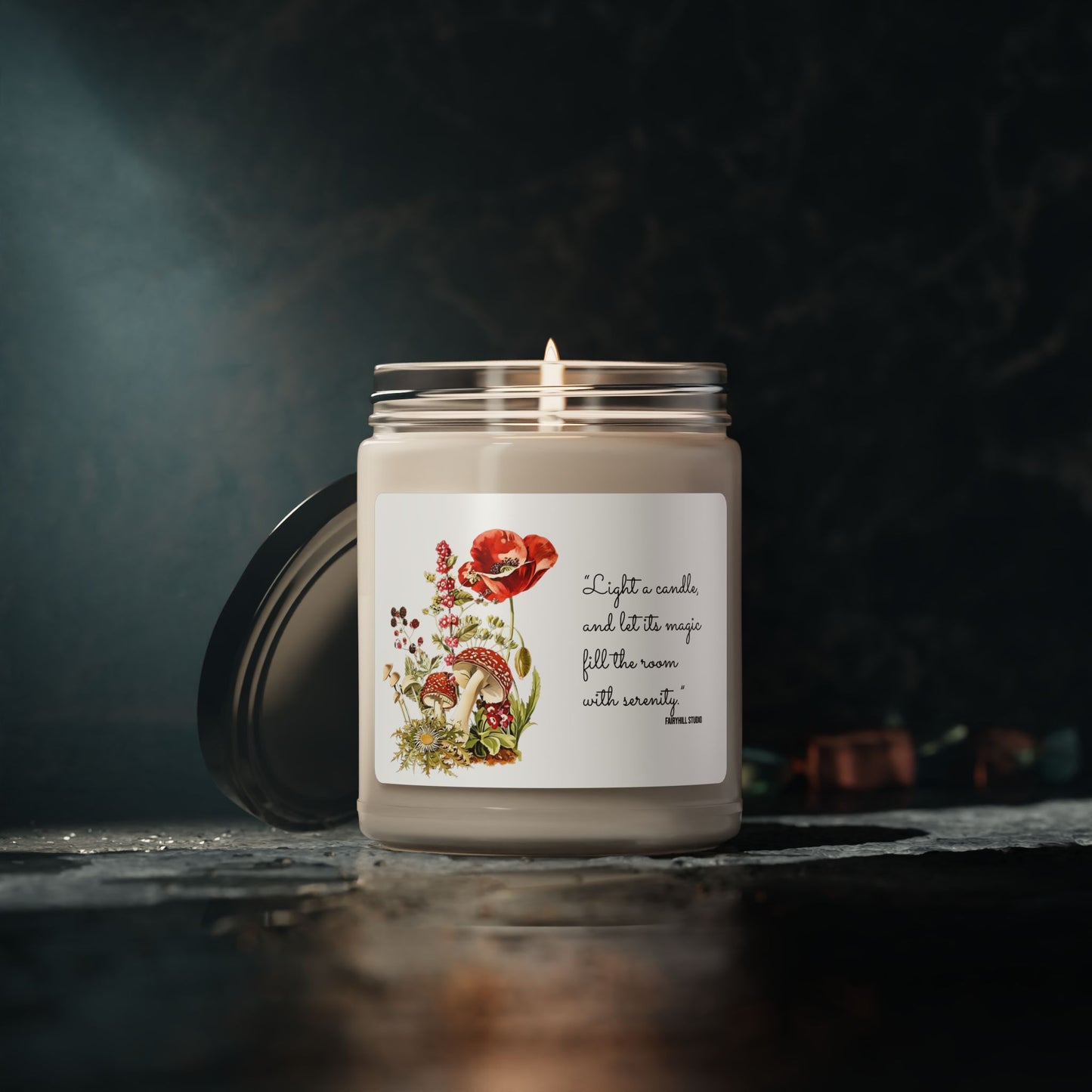 Floral Aromatic Soy Candle - 9oz | Hand-poured Scented Candle for Relaxation & Home Decor