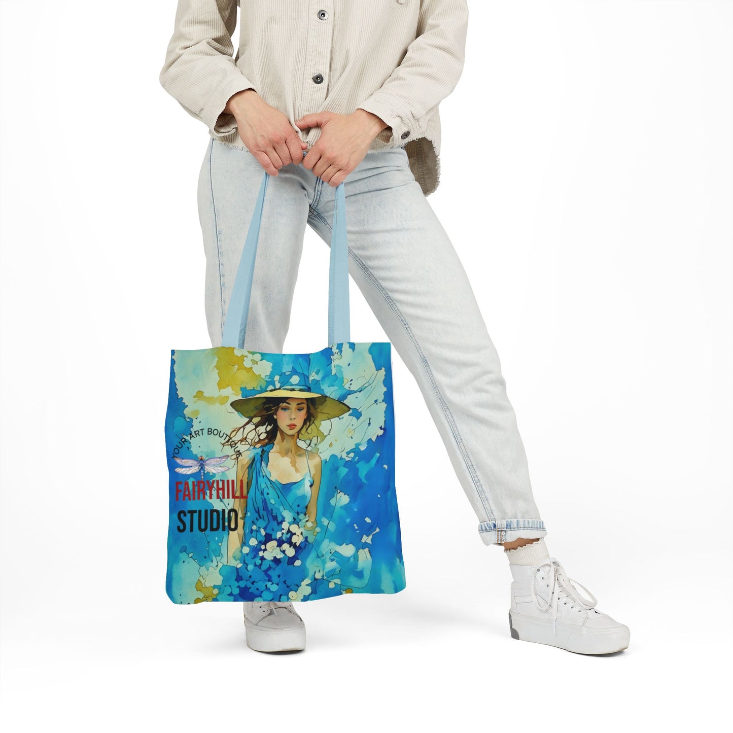 Colorful Summer vibes- Canvas Tote Bag - Perfect for Beach Days, Eco-Friendly Shopping, and Summer Fun!