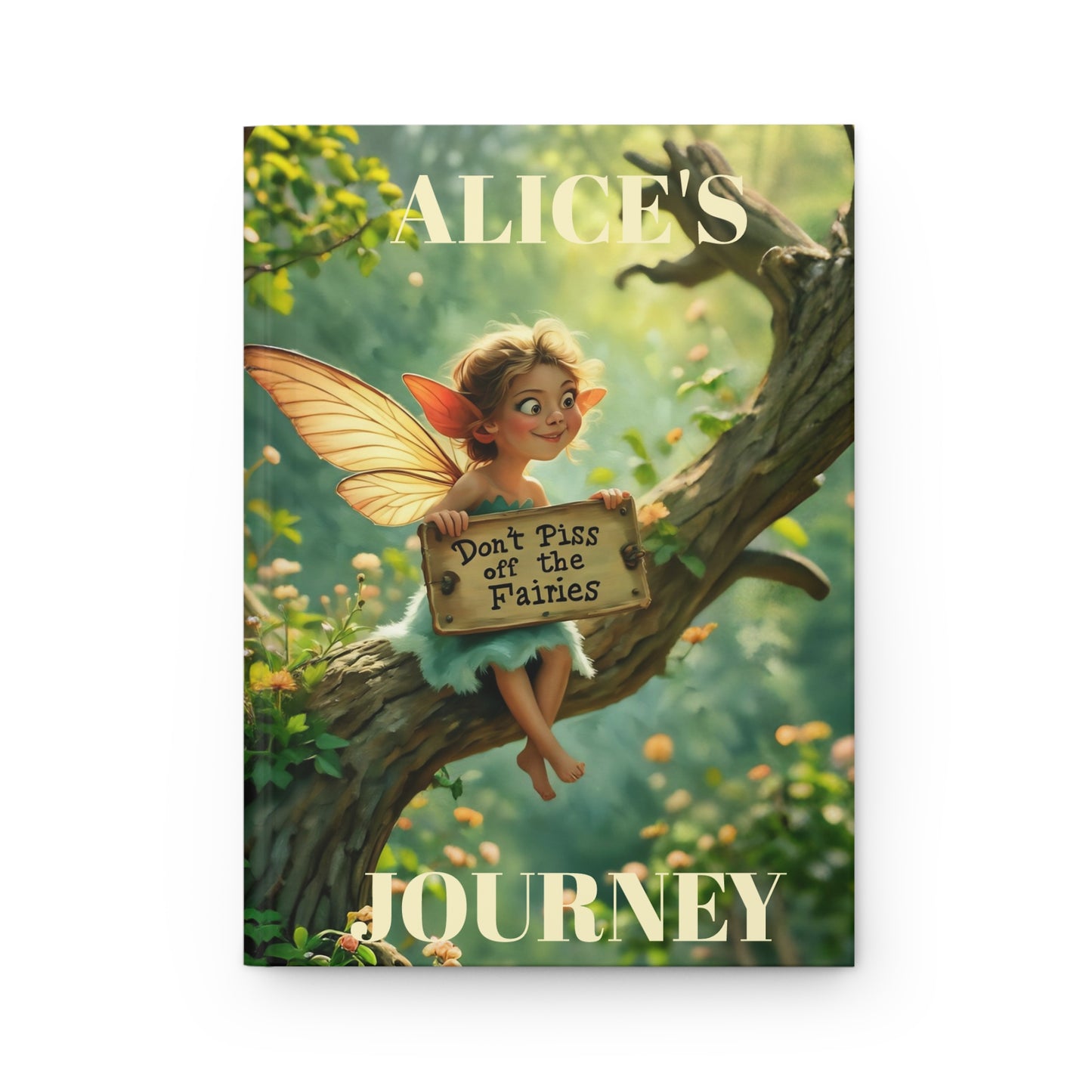 Hardcover 'Don't piss off the Fairies" Journal