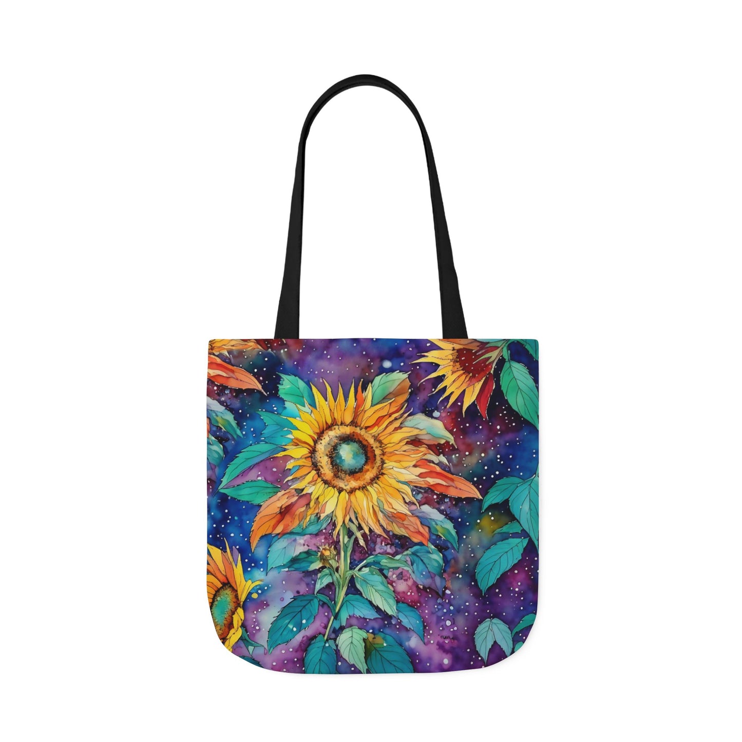 Colorful nature-Inspired Canvas Tote Bag - Perfect for Beach Days, Eco-Friendly Shopping, and Summer Fun!