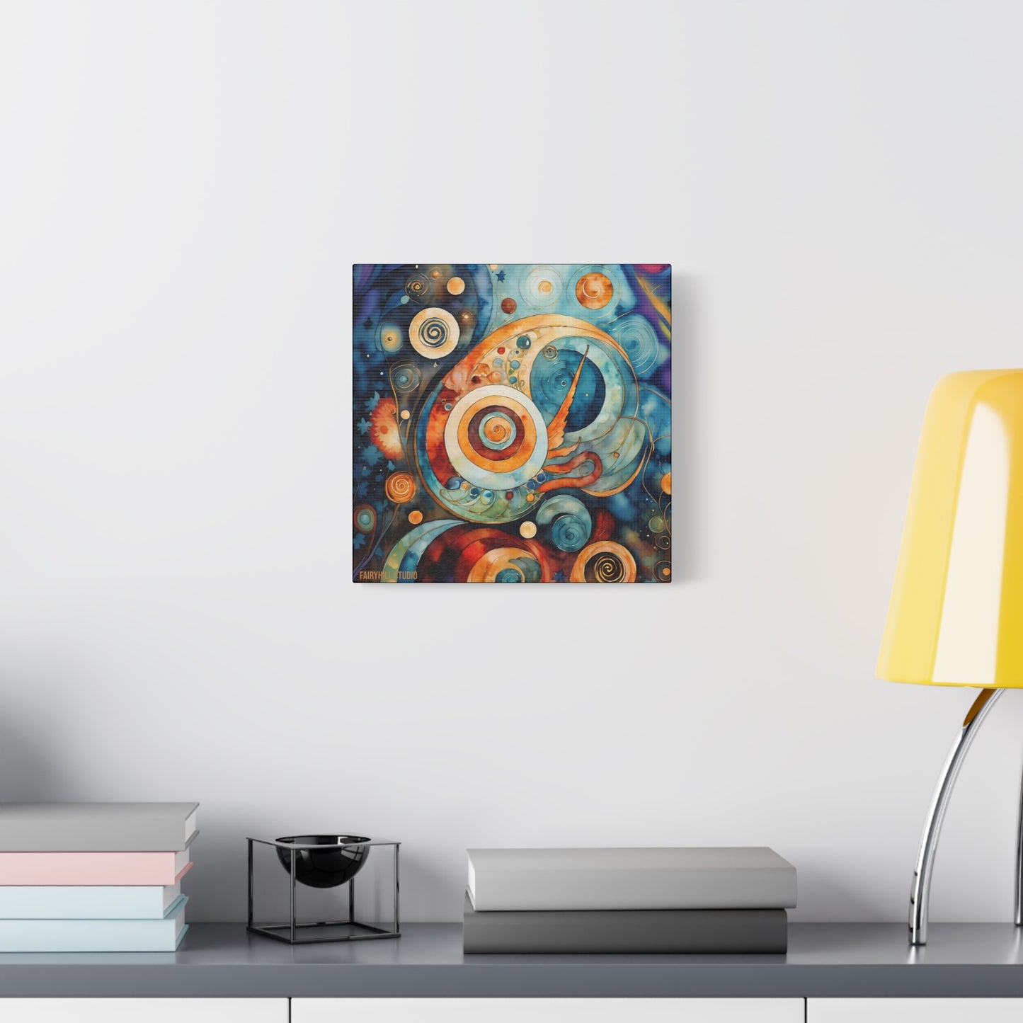 Canvas Wall Art - Abstract Colorful Circle