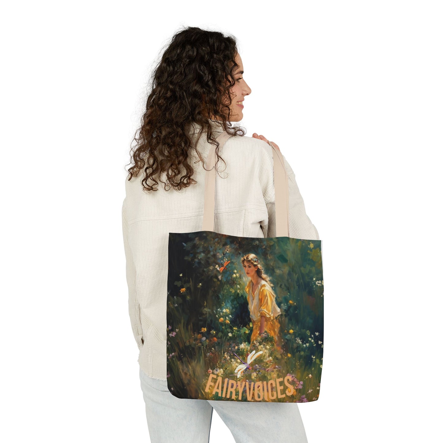 FAIRY VOICES - Canvas Tote Bag - Perfect for Beach Days, Eco-Friendly Shopping, and Summer Fun!