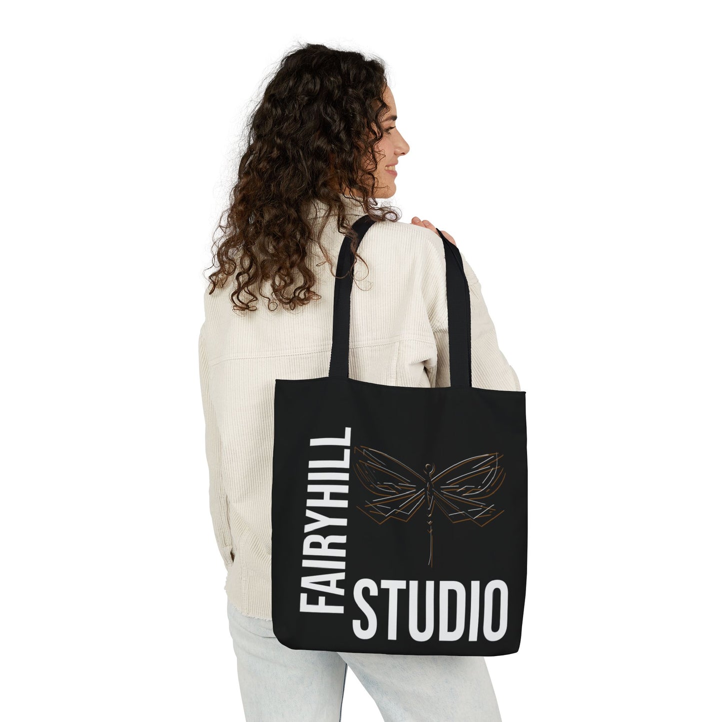 FairyHill Studio Canvas Tote Bag - Perfect for Beach Days, Eco-Friendly Shopping, and Summer Fun!
