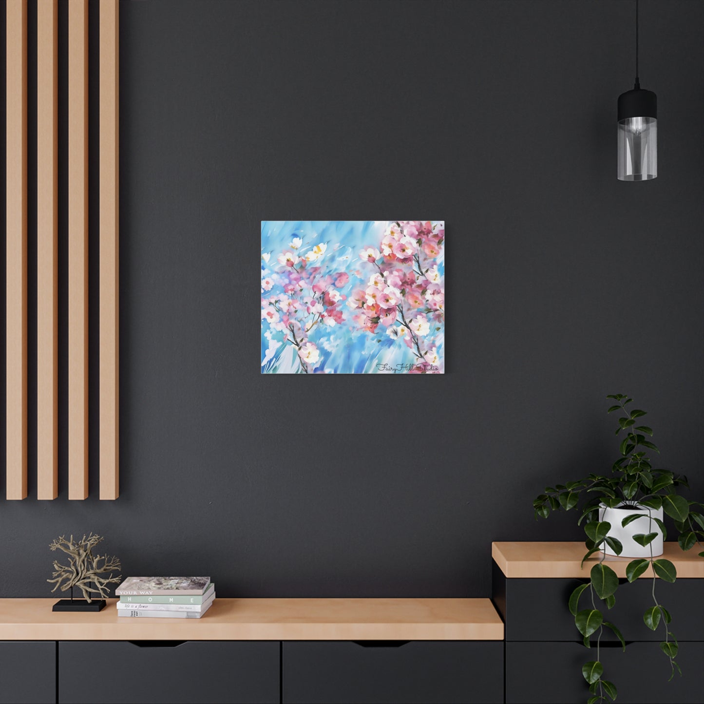 Canvas Wall Art - Floral Cherry Blossom