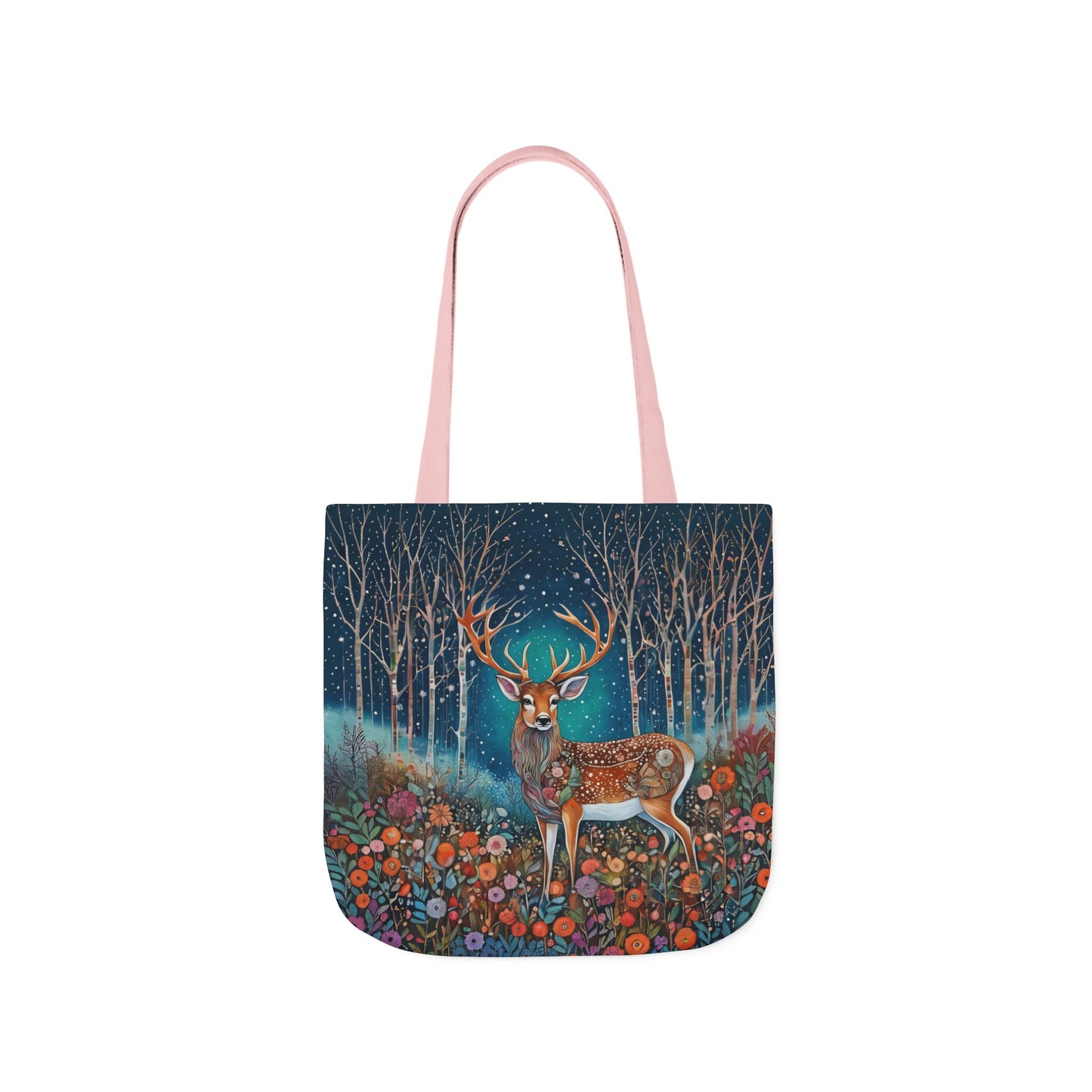 Colorful nature Deer-Inspired Canvas Tote Bag - Perfect for Beach Days, Eco-Friendly Shopping, and Summer Fun!