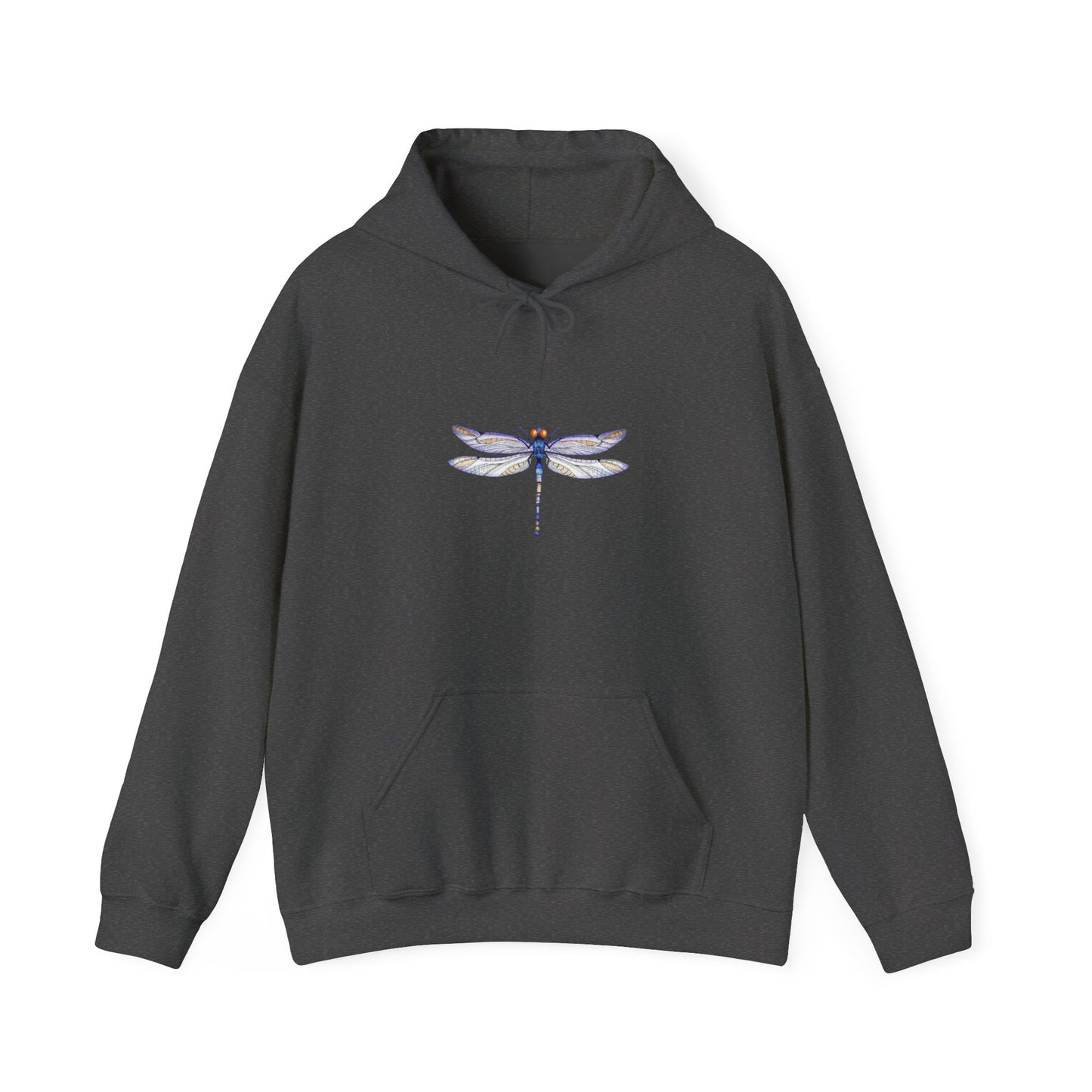 Dragonfly Art Hoodie, Cozy Unisex Sweatshirt, Nature Lover Gift, Botanical Apparel, Spring Fashion, Relaxed Style