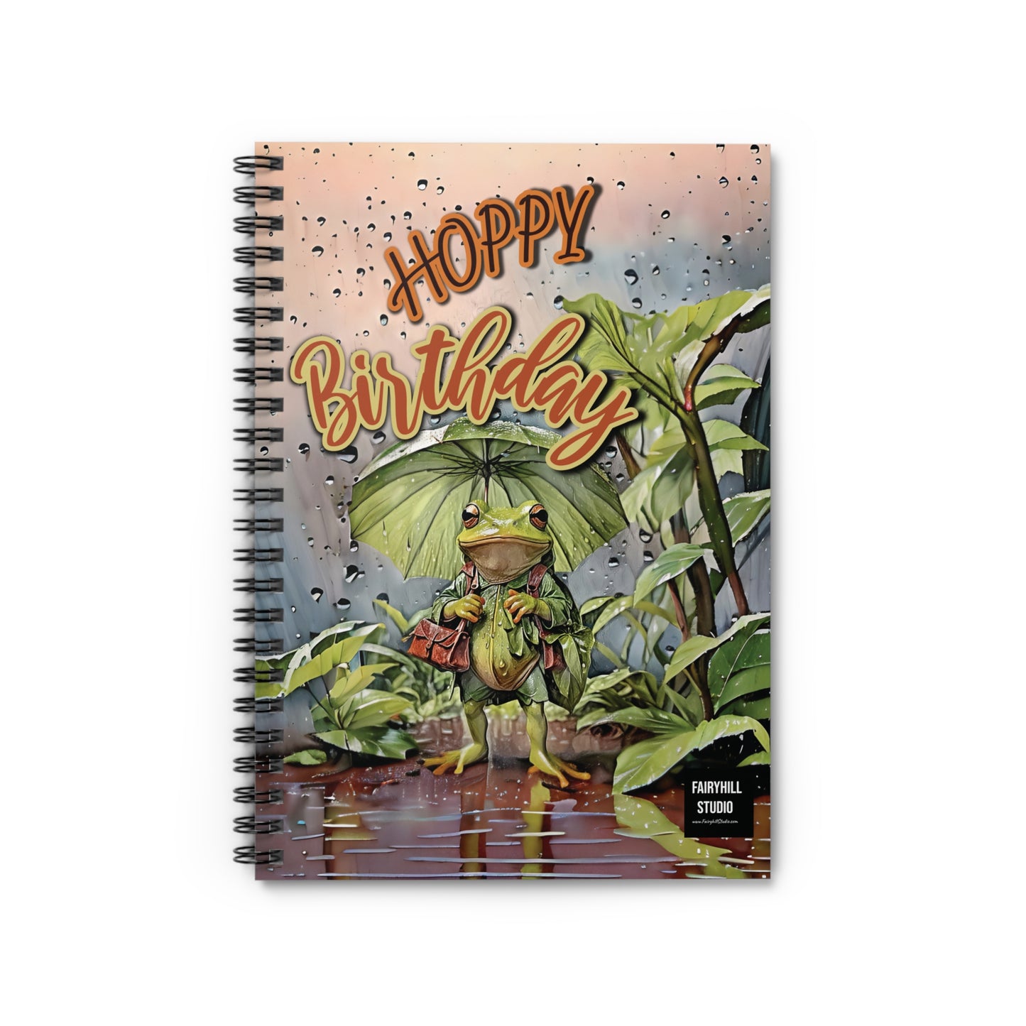 Happy Birthday journal, Spiral Notebook journal , Ruled Line,