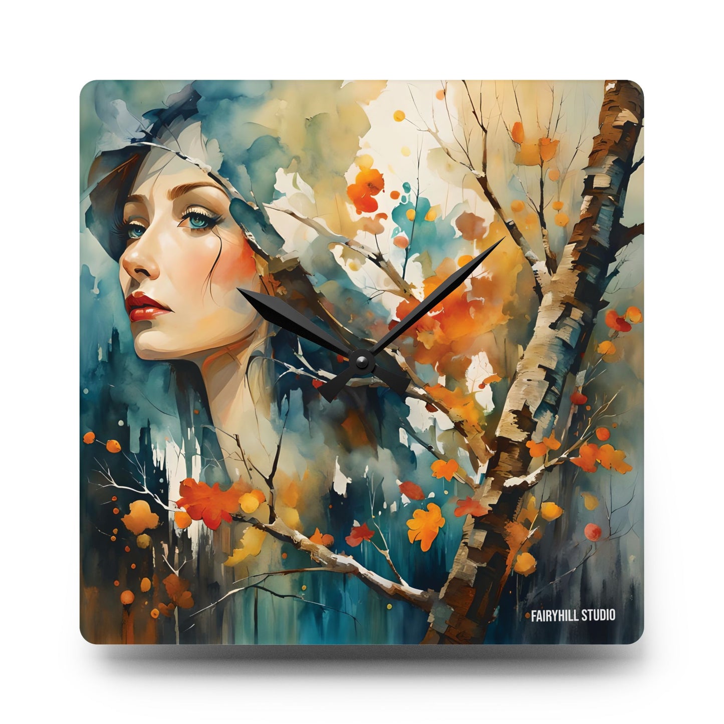 Fall Dreams Wall Clock