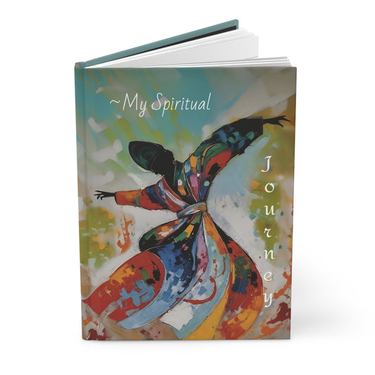 Spiritual Rumi Journal "Your heart knows the way "Hardcover Journal Art by Fairyhill Studio