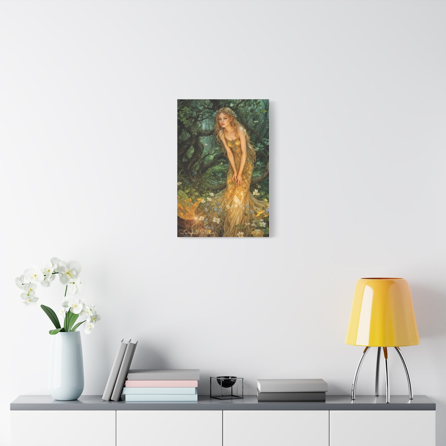 Canvas Print - Mid-Summer's Eve Fairy Forest Art by Fairyhill Studio