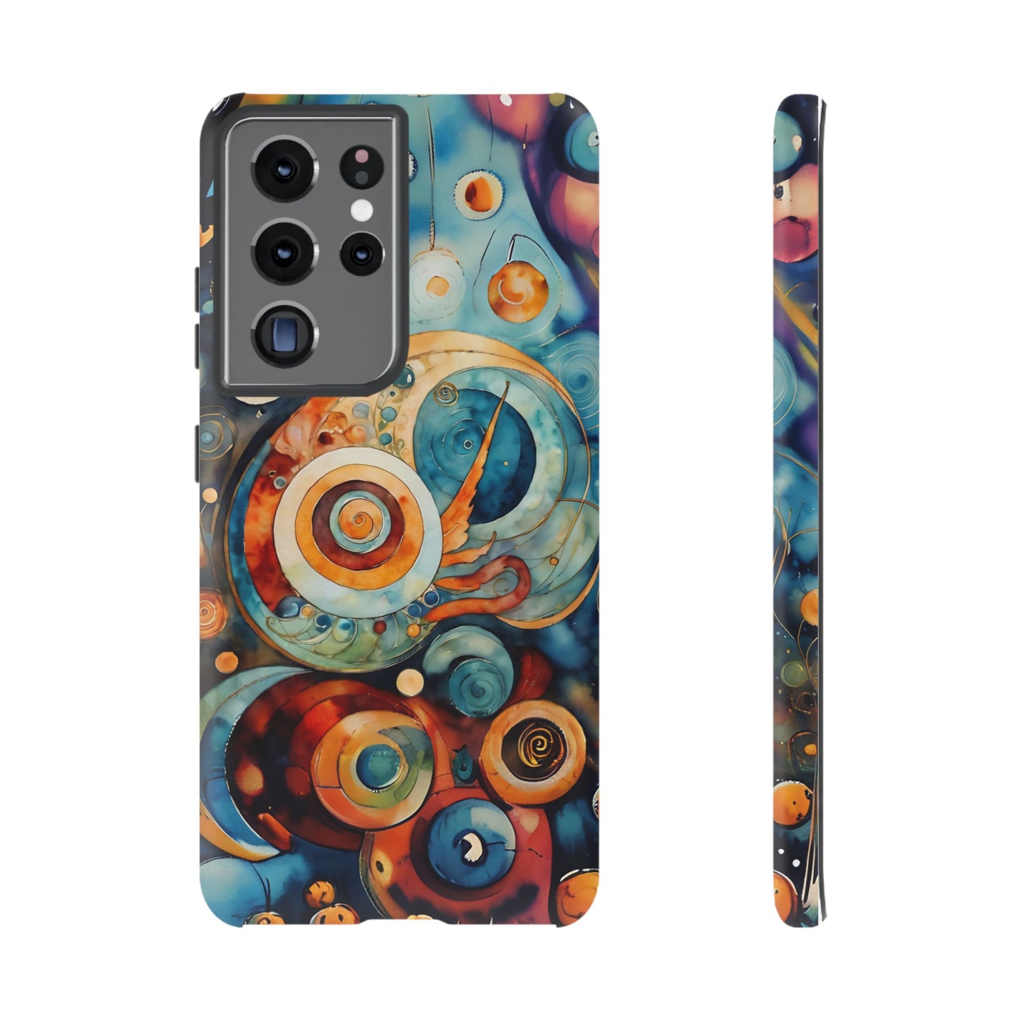 Phone Cases - Beautiful Abstract Circular Art Design