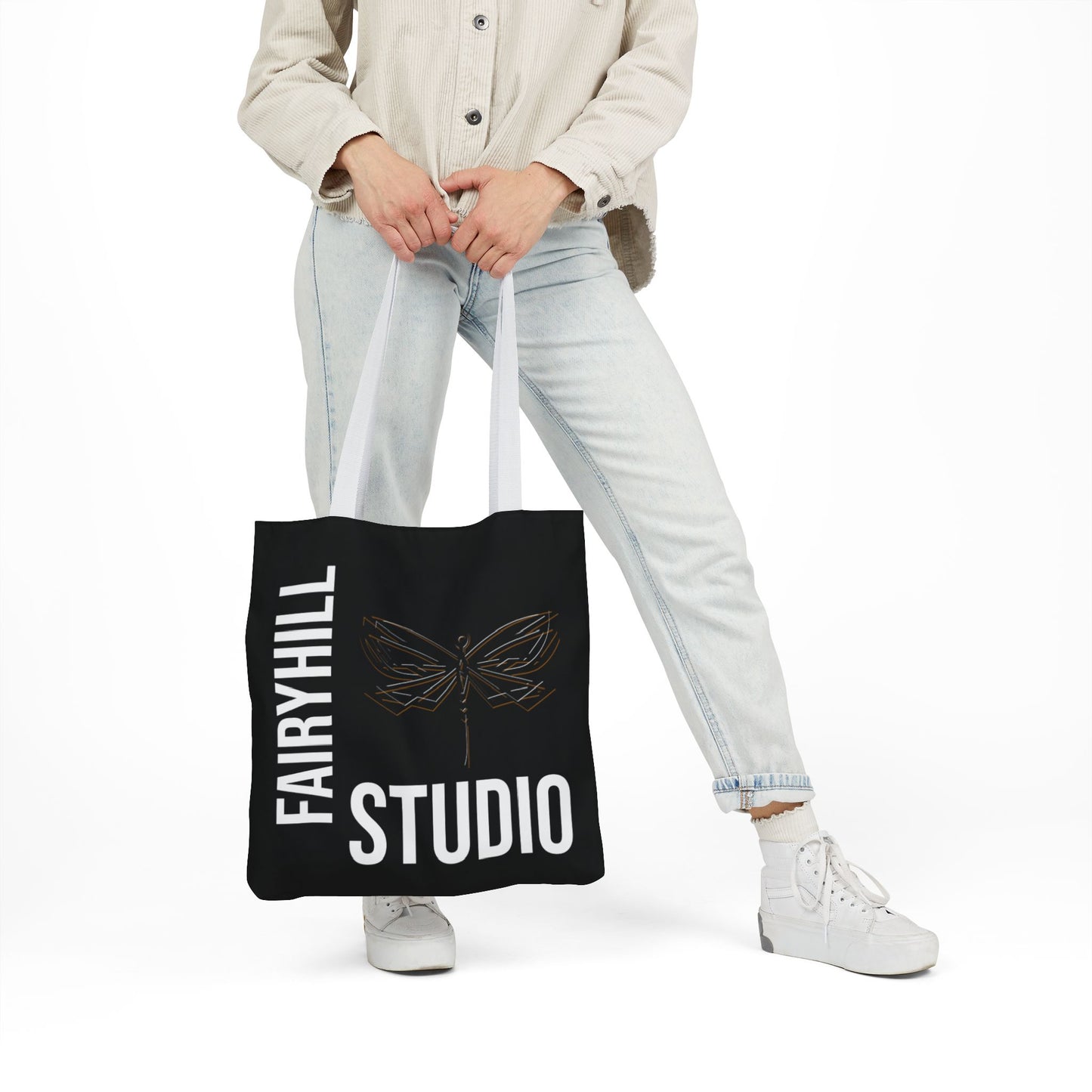 FairyHill Studio Canvas Tote Bag - Perfect for Beach Days, Eco-Friendly Shopping, and Summer Fun!