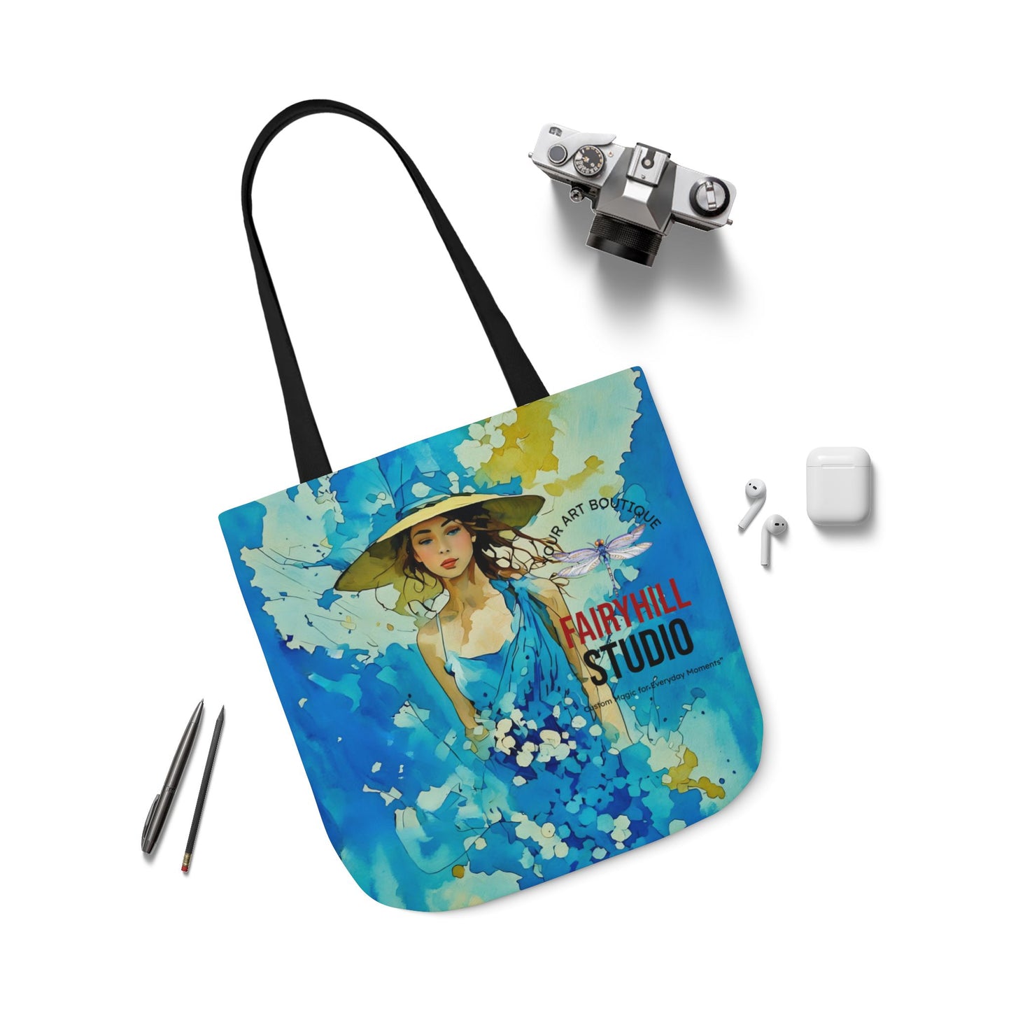 Colorful Summer vibes- Canvas Tote Bag - Perfect for Beach Days, Eco-Friendly Shopping, and Summer Fun!