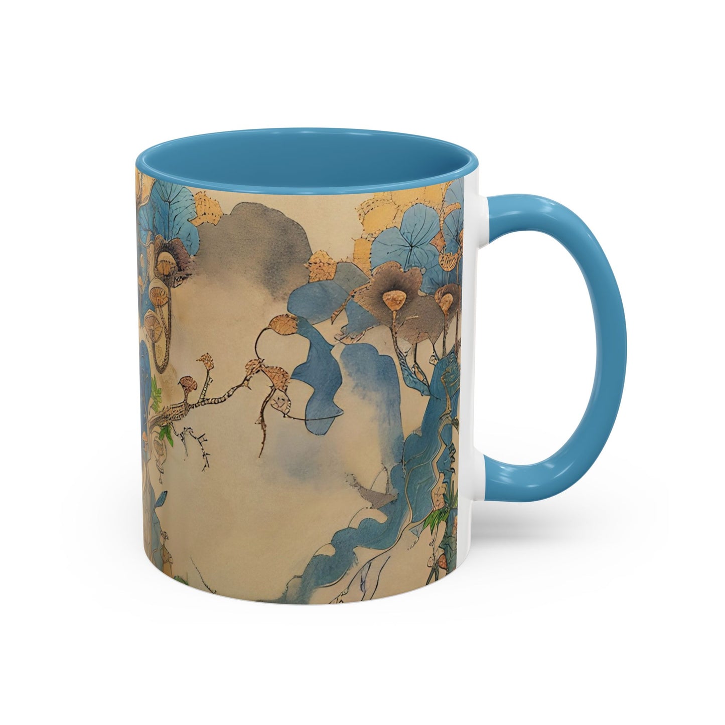 Mushroom Fairy Art-Themed Coffee Mug - 11 & 15oz Accent Mug for Fairy Lovers