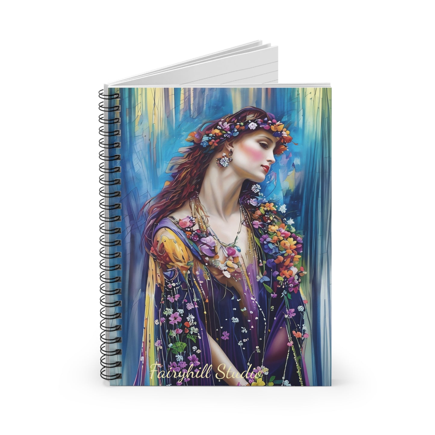 Flower Fairy Spiral Notebook - Ruled Line