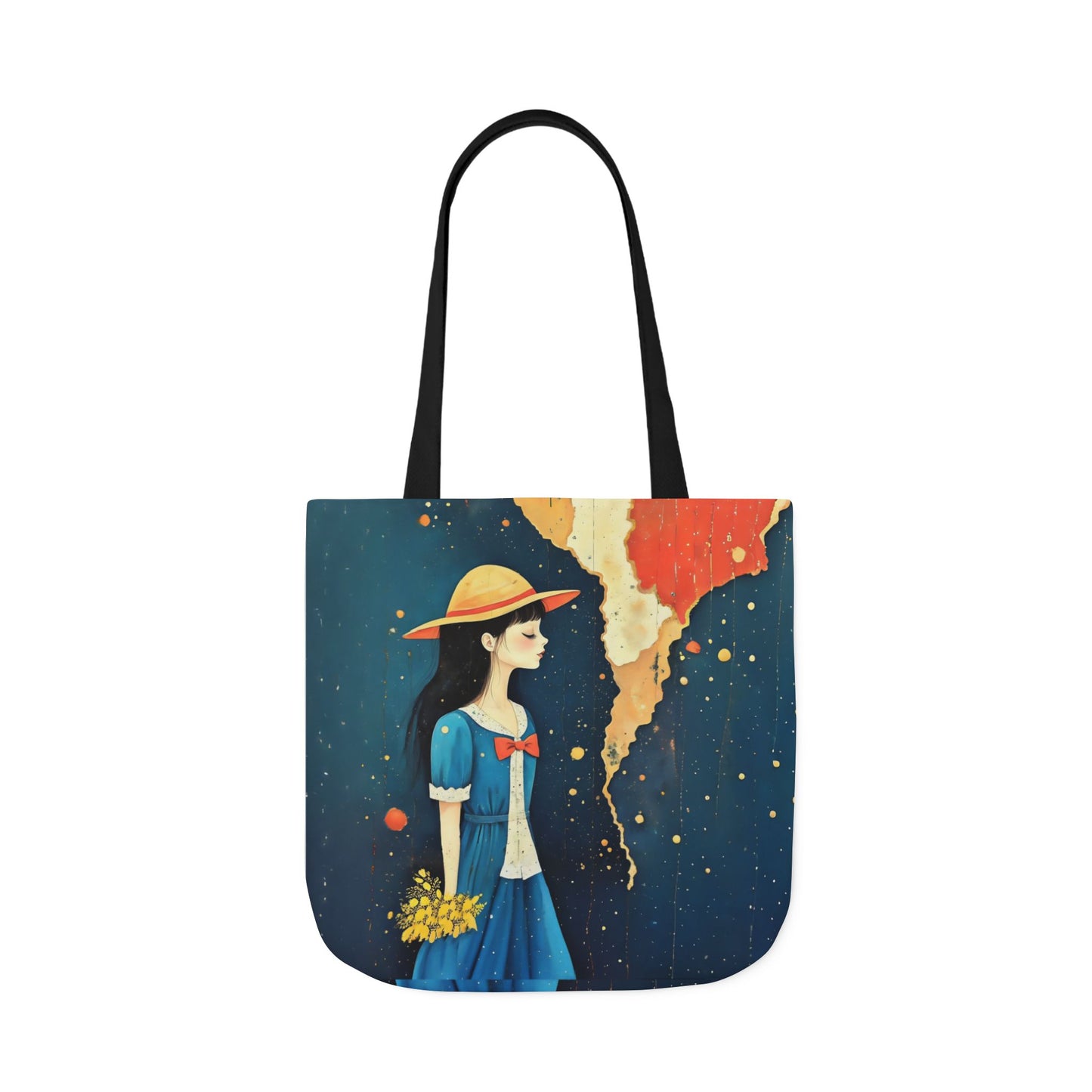 Colorful  travel -Inspired Canvas Tote Bag - Perfect for Beach Days, Eco-Friendly Shopping, and Summer Fun!