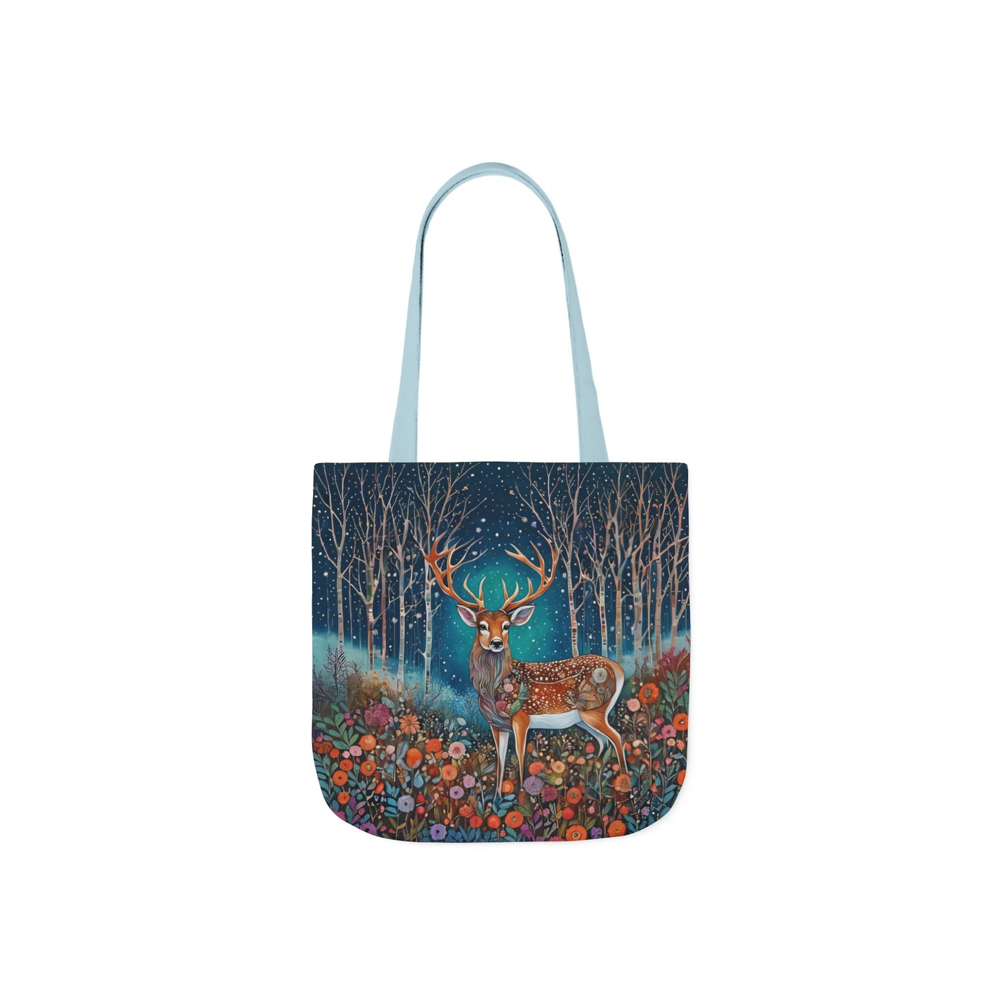 Colorful nature Deer-Inspired Canvas Tote Bag - Perfect for Beach Days, Eco-Friendly Shopping, and Summer Fun!