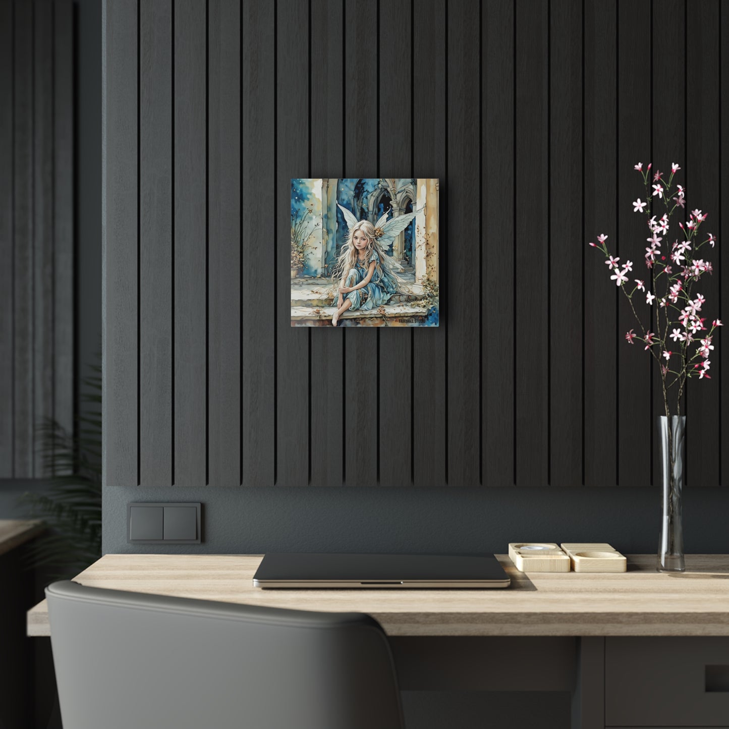 Art Acrylic Prints FairyHill Studio Blue Fairy Art